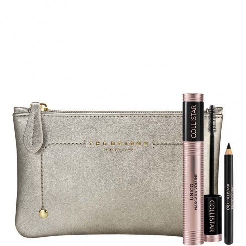 Collistar mascara unico + matita nera+ pochette The Bridge