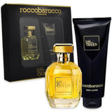 Roccobarocco Gold Queen : EDP 100ml spr + Body Lotion 200ml.