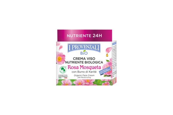 i provenzali Crema Viso Nutriente Biologica Rosa Mosqueta 50ml.