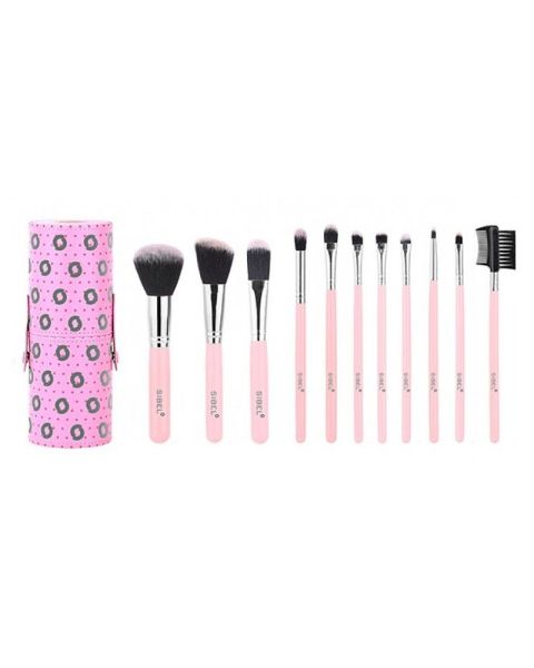 Set Pennelli Makeup 11 pz. Pink Flamingo - Sibel