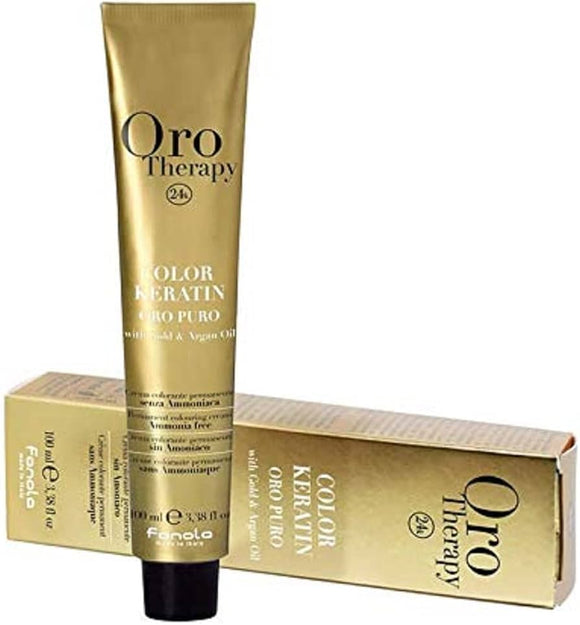 COLOR KERATIN ORO THERAPY Colorazione in Crema senza Ammoniaca - FANOLA - 100 ml