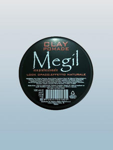 Megil Clay Pomade 100ml. Look opaco