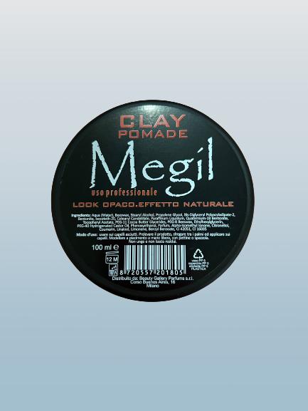 Megil Clay Pomade 100ml. Look opaco