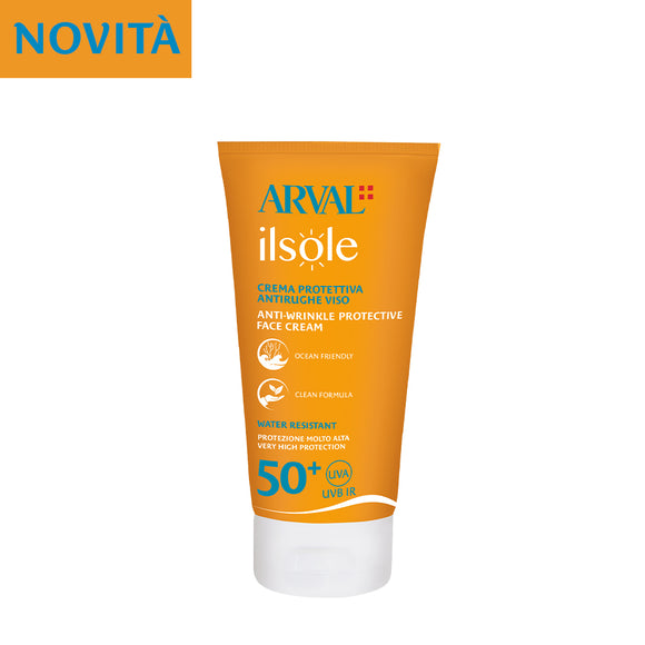 Arval Crema protettiva anti-rughe viso SPF 50+ tb. 50 ml