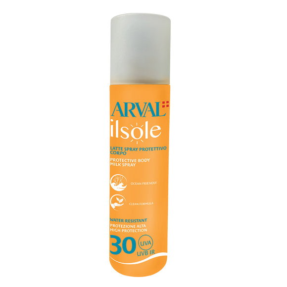 Arval Latte spray protettivo corpo SPF 30 fl. 200 ml