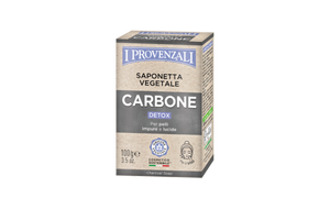 I Provenzali Saponetta Vegetale 100g Carbone - Detox