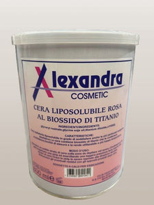 ALEXANDRA CERA LIPOSOLUBILE 800ML. BIOSSIDO DI TITANIO ROSA