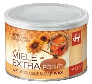 Holiday Cera Idrosolubile vaso 400 ml. Miele Extra Forte