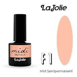 La Jolie Midi Smalto Semi Permanente 7ML. "Nude" - "Fluo" - "Star"