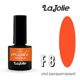 La Jolie Midi Smalto Semi Permanente 7ML. "Nude" - "Fluo" - "Star"