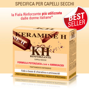 Fiale Keramine H rinforzante 10 Fiale x 10 ml. Trattamento intensivo