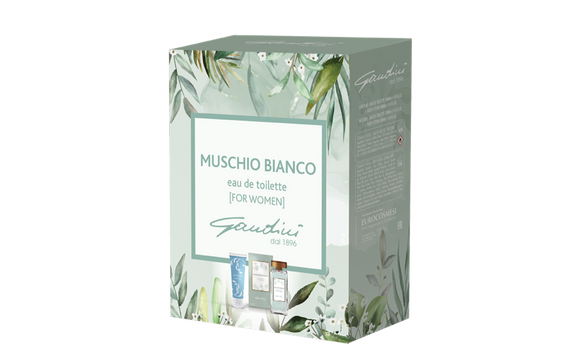 GANDINI MUSCHIO BIANCO SET : EDT 100 ML + BODY LOTION 100ML