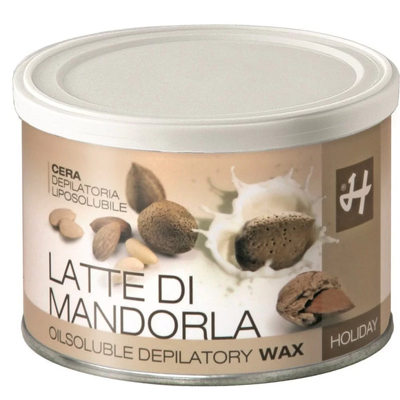 Holiday Cera Depilatoria Liposolubile 400ml Latte di Mandorla