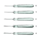 Sgorbia Lama Fissa Klinge mis. 0-10