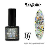 La Jolie Midi Smalto Semi Permanente 7ML. "Nude" - "Fluo" - "Star"