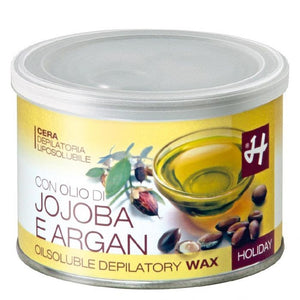 HOLIDAY CERA DEPILATORIA LIPOSOLUBILE 400ML. JOJOBA & ARGAN